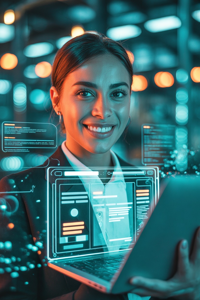 Profesional de diseño web creando páginas económicas en Colombia